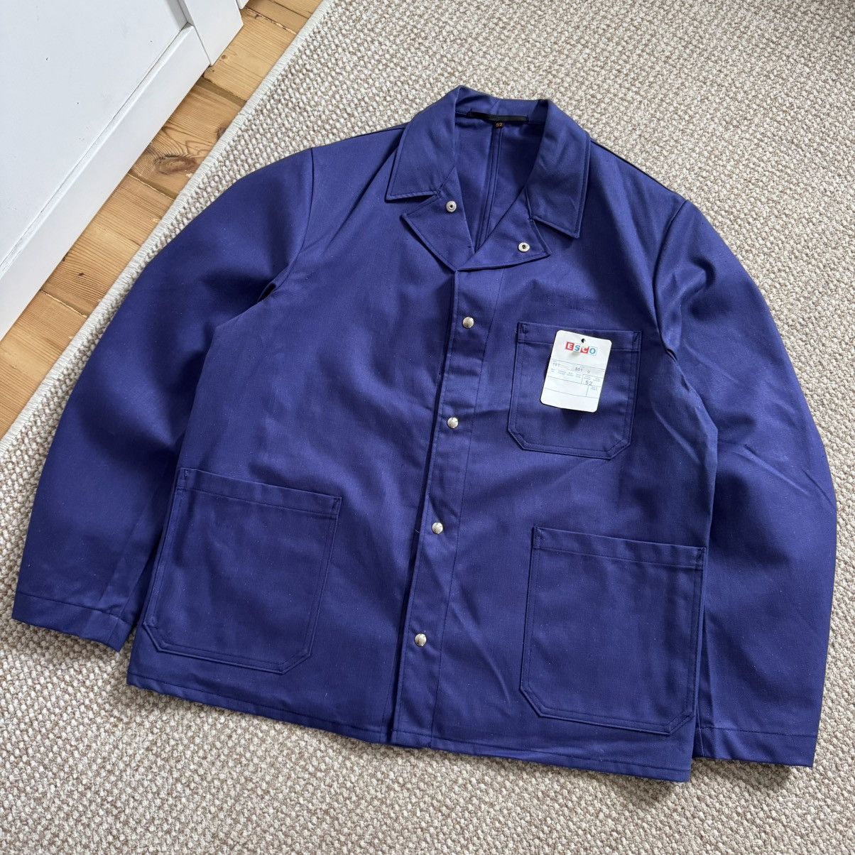 Le Laboureur German deadstock works vintage french sanfor jacket Size US L / EU 52-54 / 3 - 13 Thumbnail