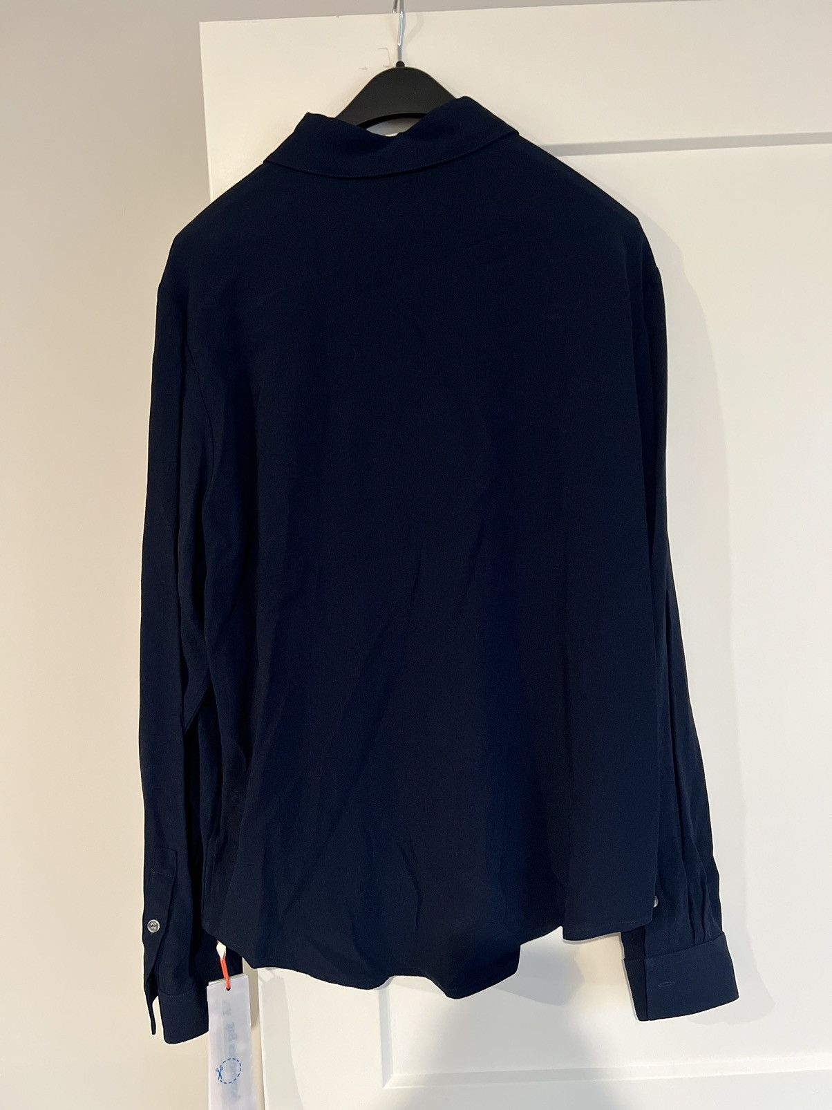 Off-White × Virgil Abloh Off-White c/o Virgil Abloh blue gold button-up shirt Size US S / EU 44-46 / 1 - 2 Thumbnail