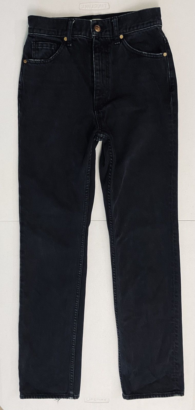 Ulla Johnson Ulla Johnson Black Smoke Wash Agnes Jeans Made in USA 25 VGC Size 25" / US 0 / IT 36 - 1 Thumbnail