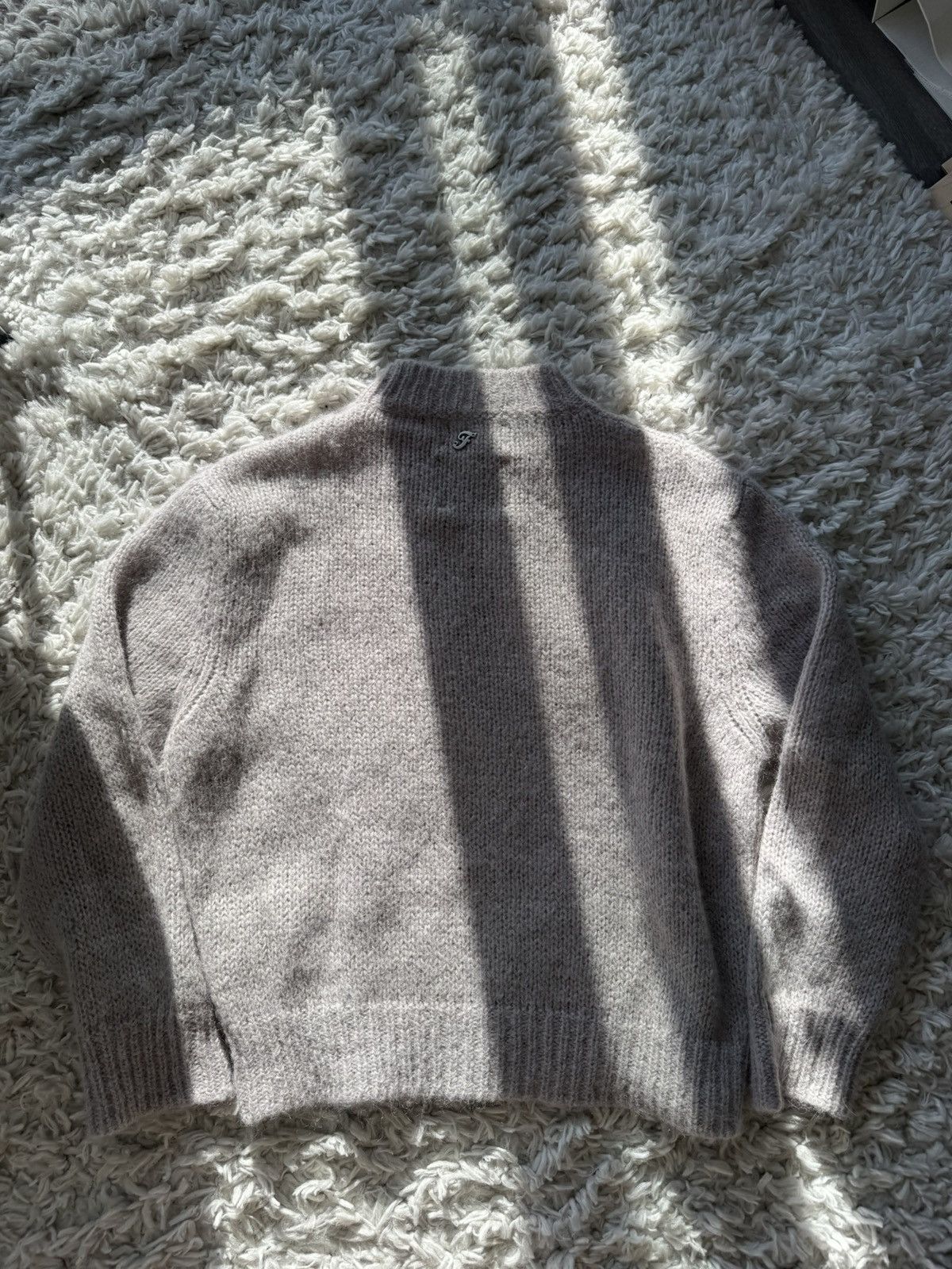 FiveFourFive 545 Grey Mohair Knit Size US XS / EU 42 / 0 - 3 Thumbnail