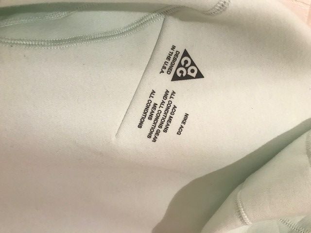 Nike ACG NikeLab ACG Mint Green Funnel Neck Hoodie Size US M / EU 48-50 / 2 - 9 Thumbnail
