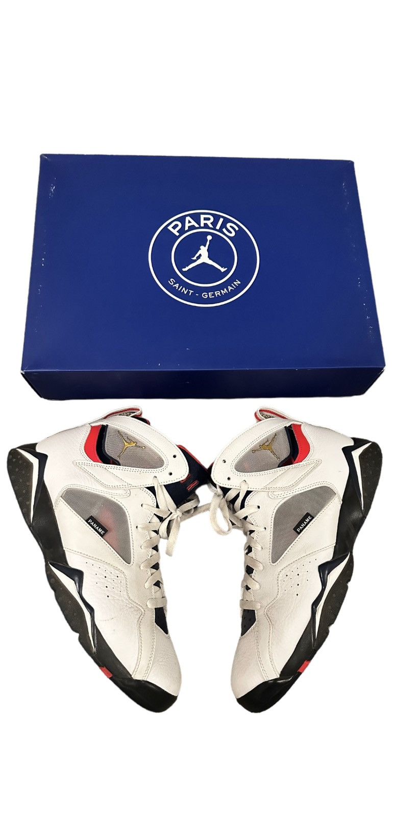 Jordan Brand Jordan 7 Retro BCFC Paris Saint-Germain (2021) Size US 11.5 / EU 44-45 - 5 Thumbnail