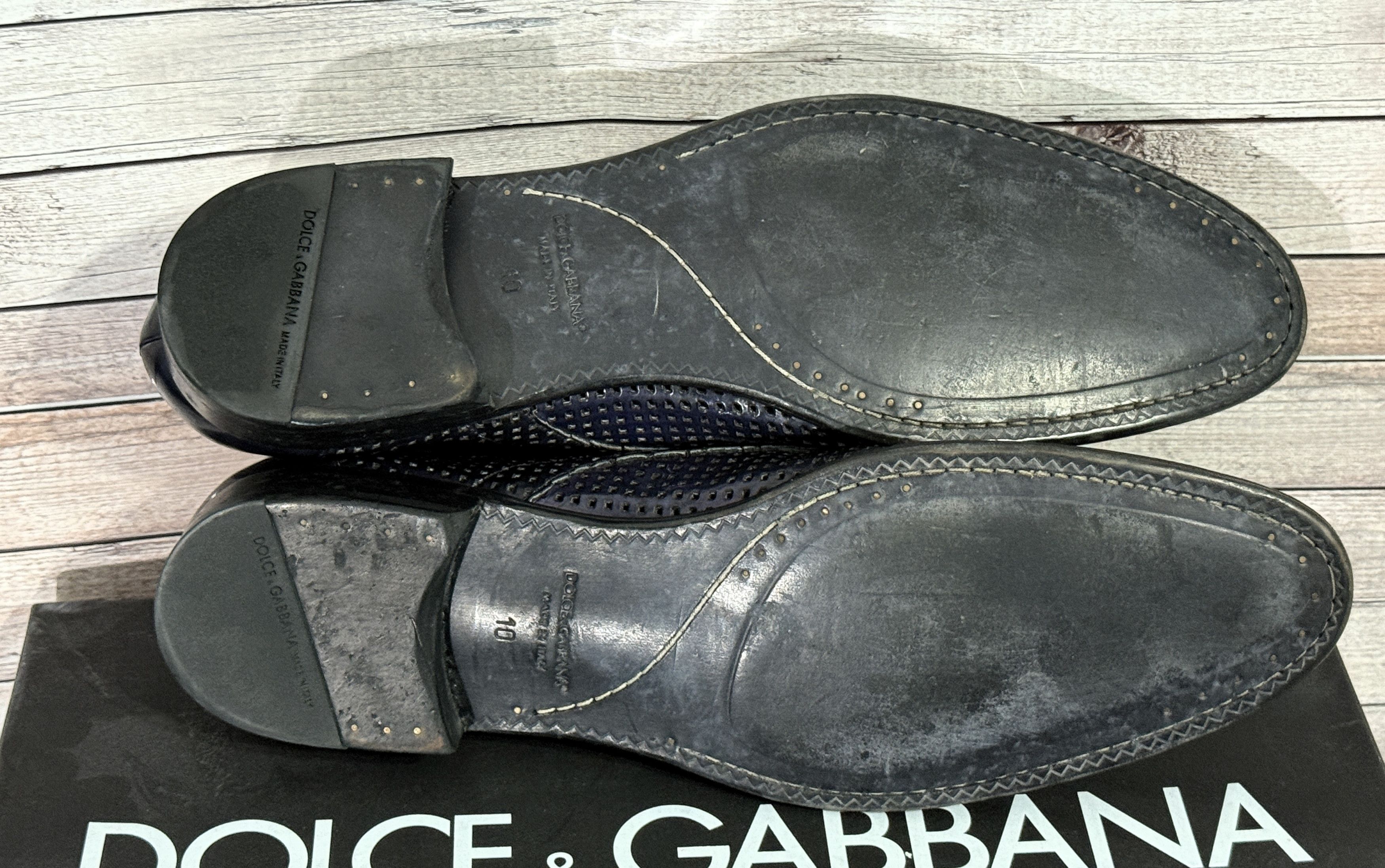 Dolce & Gabbana Dolce & Gabanna perforated shoes Size US 11 / EU 44 - 10 Thumbnail