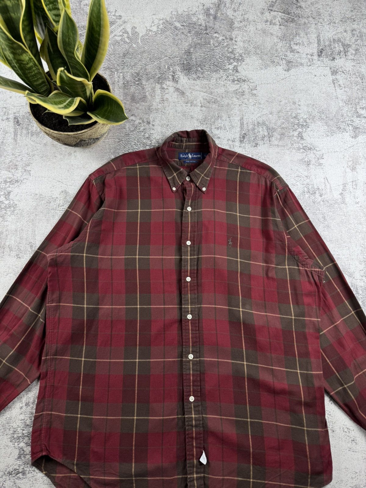 Polo Ralph Lauren Ralph Lauren Flannel Striped Pocket Longsleeve Button Shirt Size US XL / EU 56 / 4 - 4 Thumbnail
