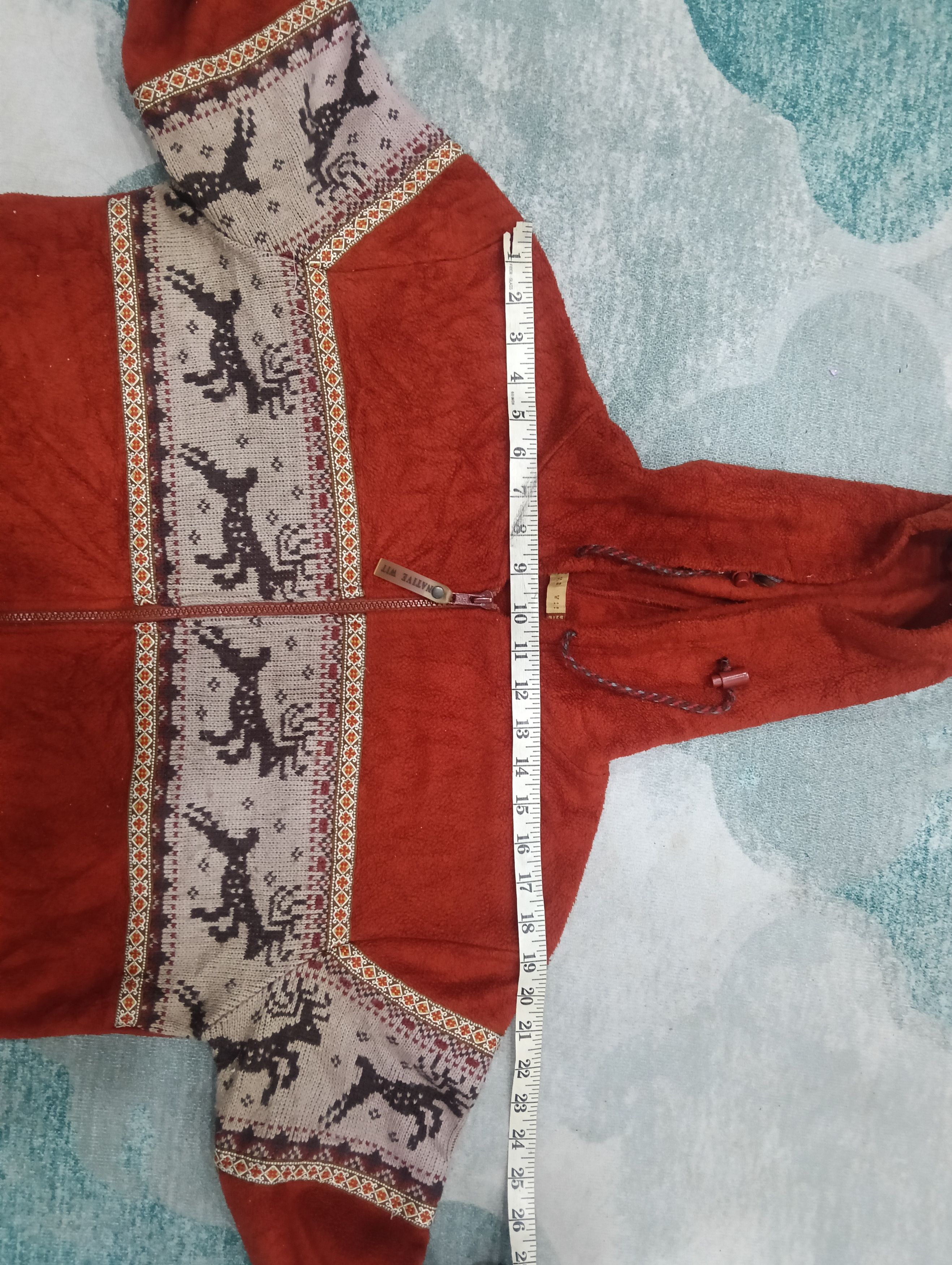 Japanese Brand × Native Vintage Sakuraya Shoji Fleece Hooded Jacket Size US L / EU 52-54 / 3 - 13 Thumbnail