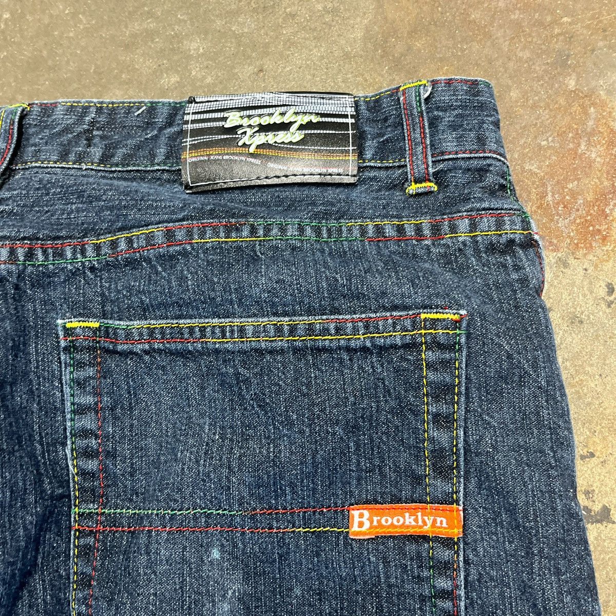 Brooklyn Xpress Y2K Brooklyn Express Jorts Mens 36 Faded Baggy Streetwear Size US 40 / EU 56 - 3 Thumbnail