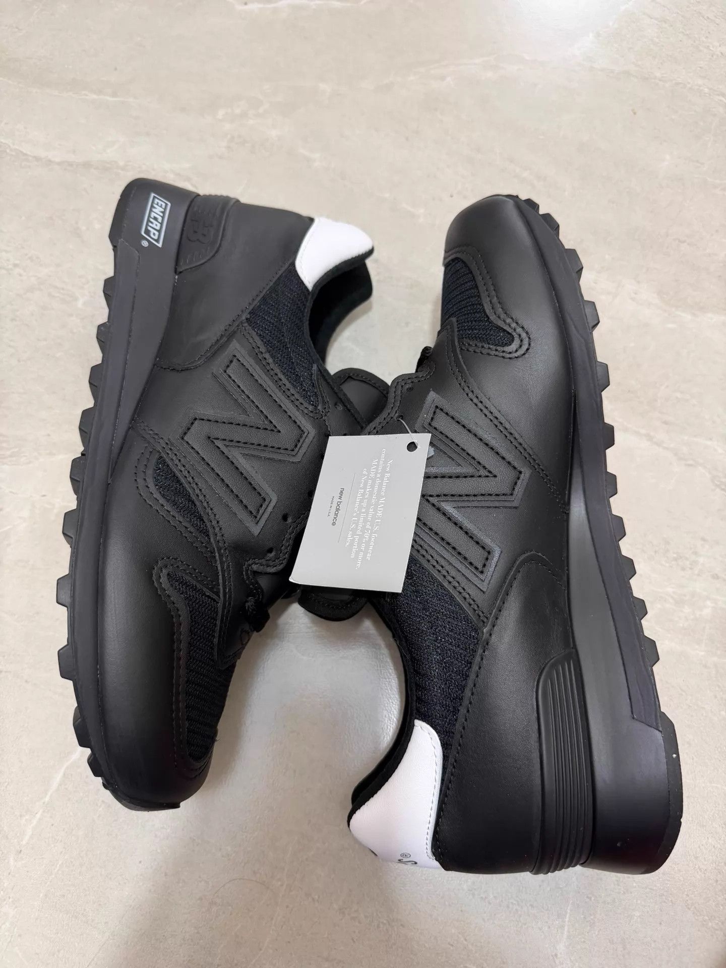 New Balance New Balance × WTAPS 1300 Unisex Running Shoe 42 Black/White Size US 9 / EU 42 - 4 Thumbnail