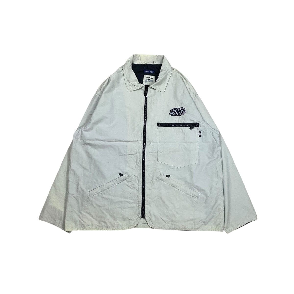 Shorty's Skateboards × Vintage Vintage SMP Skateboards Delfy 1000 Nylon Mixer Work Jacket Size US M / EU 48-50 / 2 - 1 Thumbnail