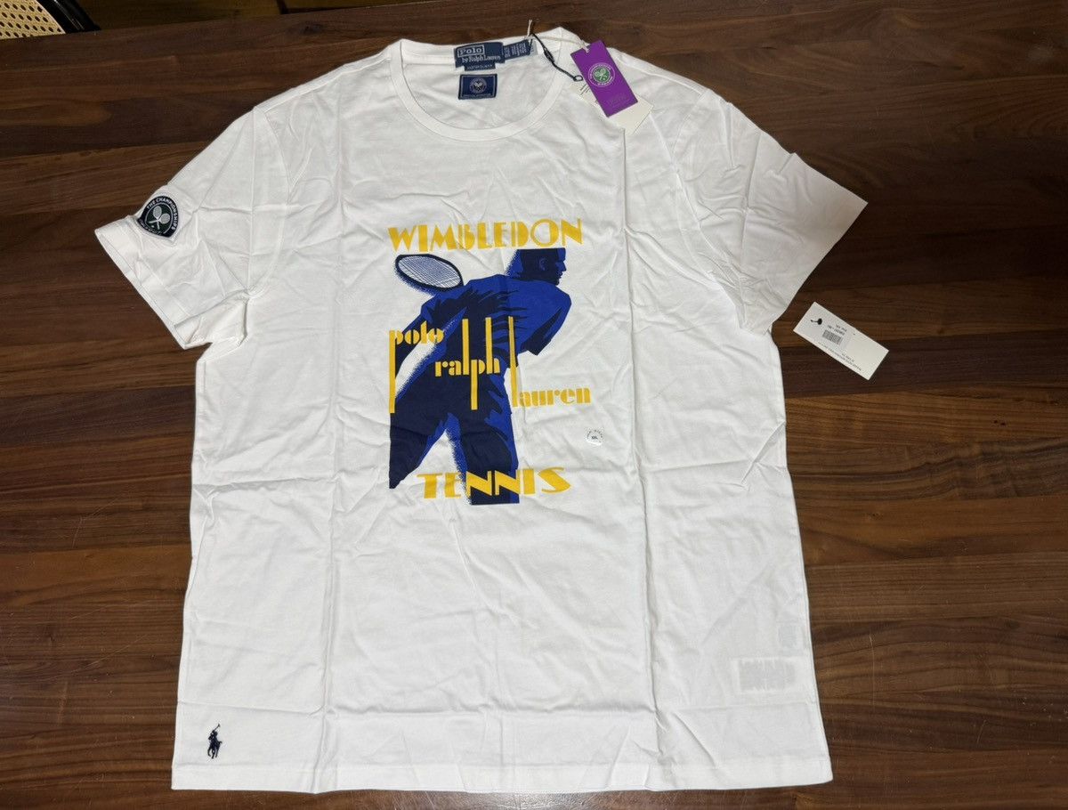 Polo Ralph Lauren Polo Ralph Lauren Wimbledon Slim Graphic Print T-Shirt XXL Size US XXL / EU 58 / 5 - 1 Thumbnail