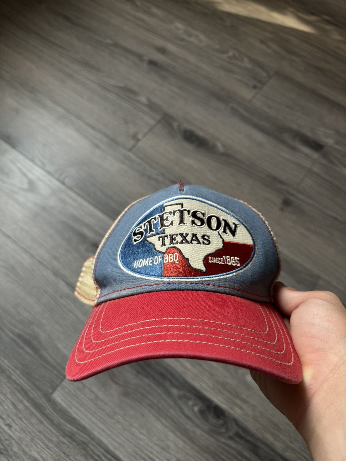 Stetson Stetson Texas Home of BBQ trucker cap Size ONE SIZE - 5 Thumbnail