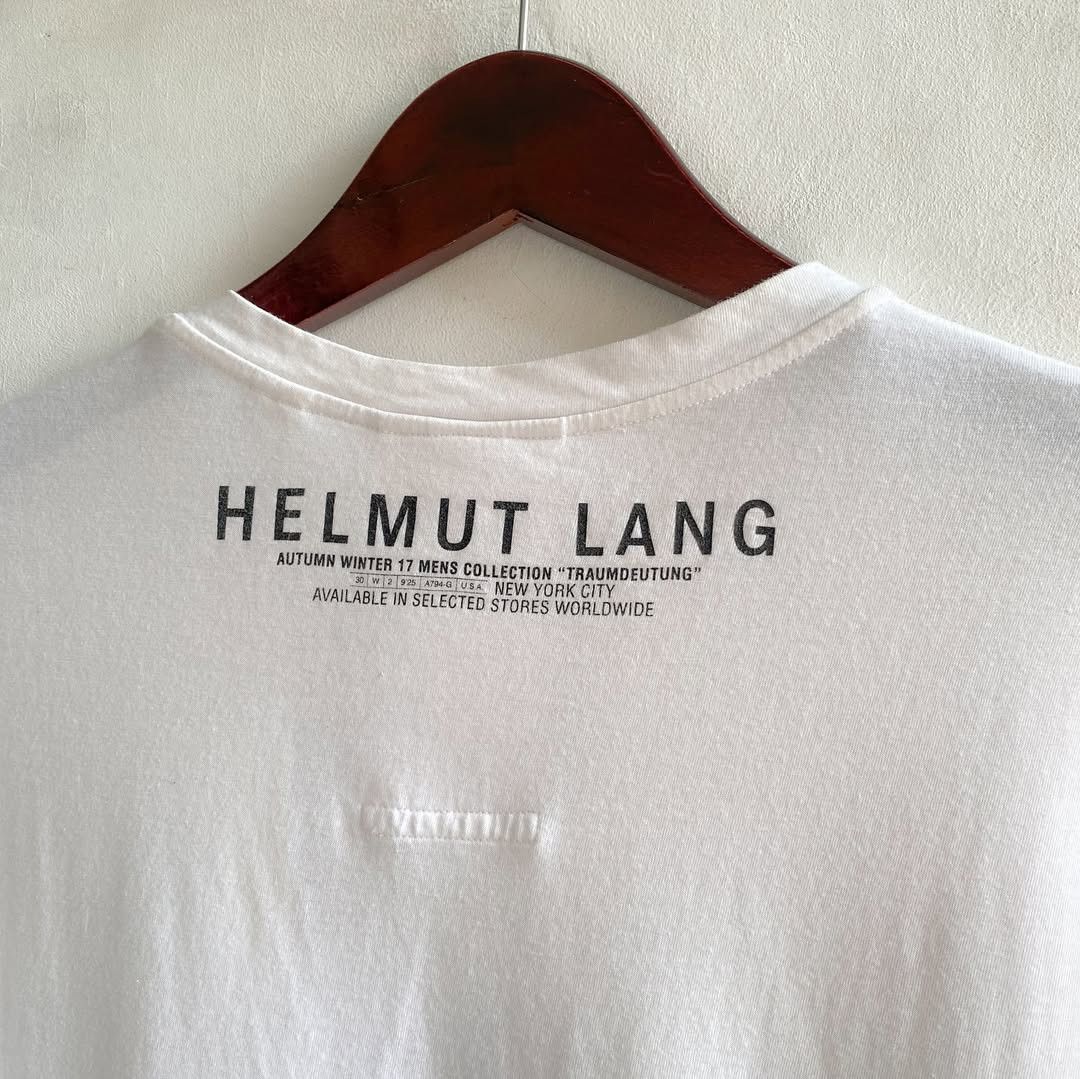 Helmut Lang Helmut Lang White Tees Size US L / EU 52-54 / 3 - 6 Thumbnail