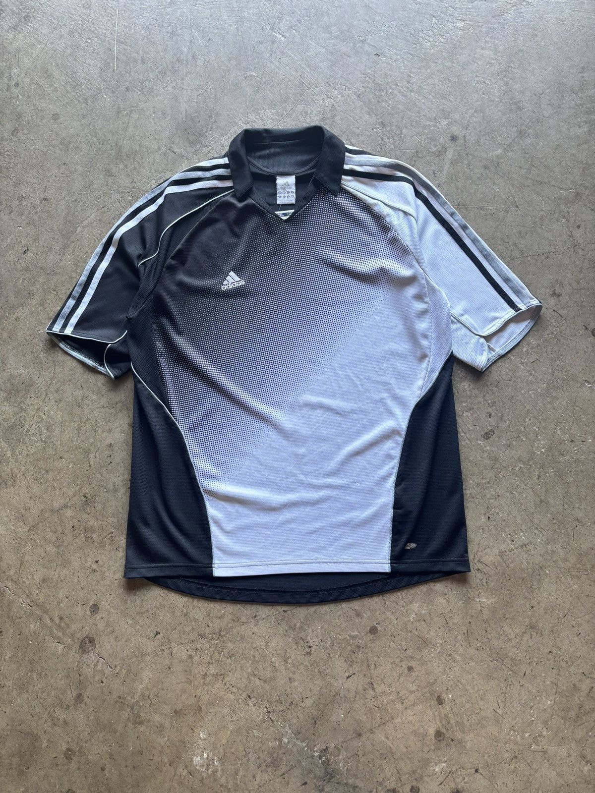 Adidas Vintage Adidas Soccee Collard Jersey Size US L / EU 52-54 / 3 - 1 Thumbnail