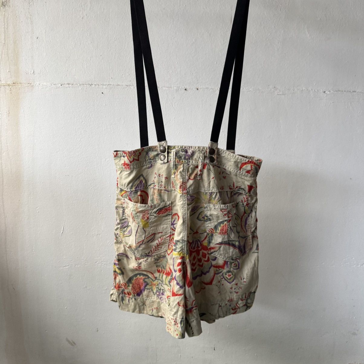 Other See by Chloé Floral Hawaii Pattern Shorts Suspenders Size 28" / US 6 / IT 42 - 5 Thumbnail