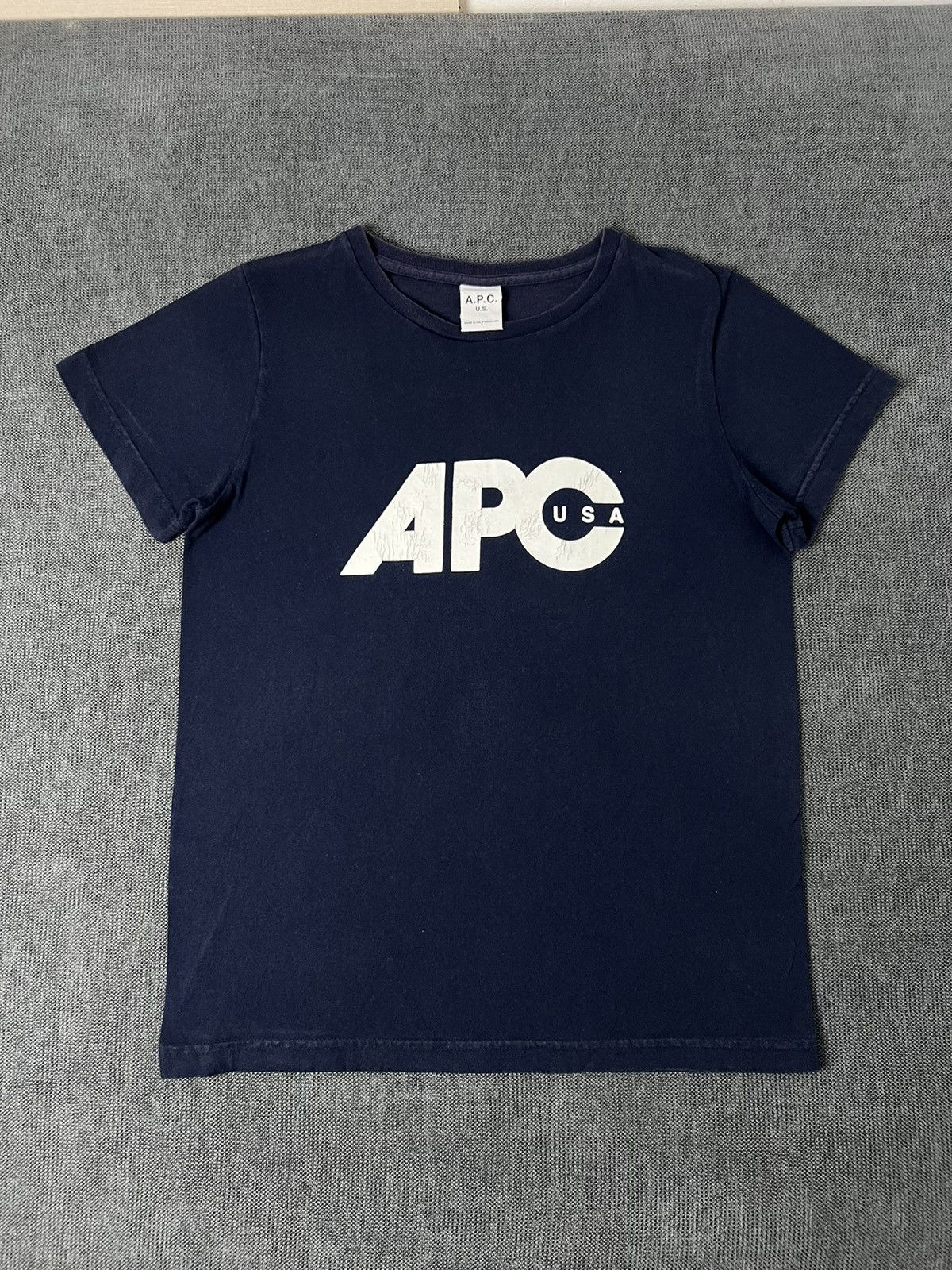 A.P.C. APC USA VINTAGE TEE Size US XL / EU 56 / 4 - 1 Thumbnail