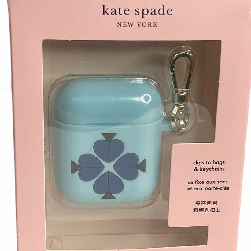 Kate Spade Kate Spade Airpods Silicone Case Blue multi Size ONE SIZE - 1 Thumbnail