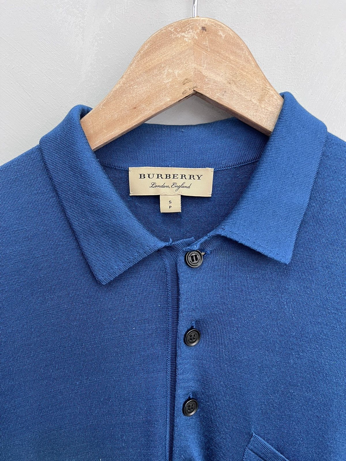 Burberry × Designer × Vintage Burberry Silk Polo T-Shirt & Nova Check Old money Size US M / EU 48-50 / 2 - 3 Thumbnail