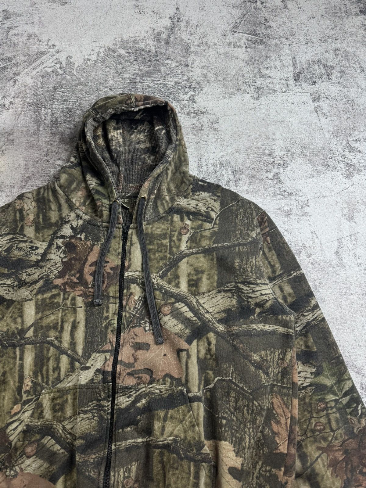 Realtree Country Wear Camo RealTree Jungle Men’s M Cotton Mountain Zip Hoodie Pullovover Size US M / EU 48-50 / 2 - 6 Thumbnail