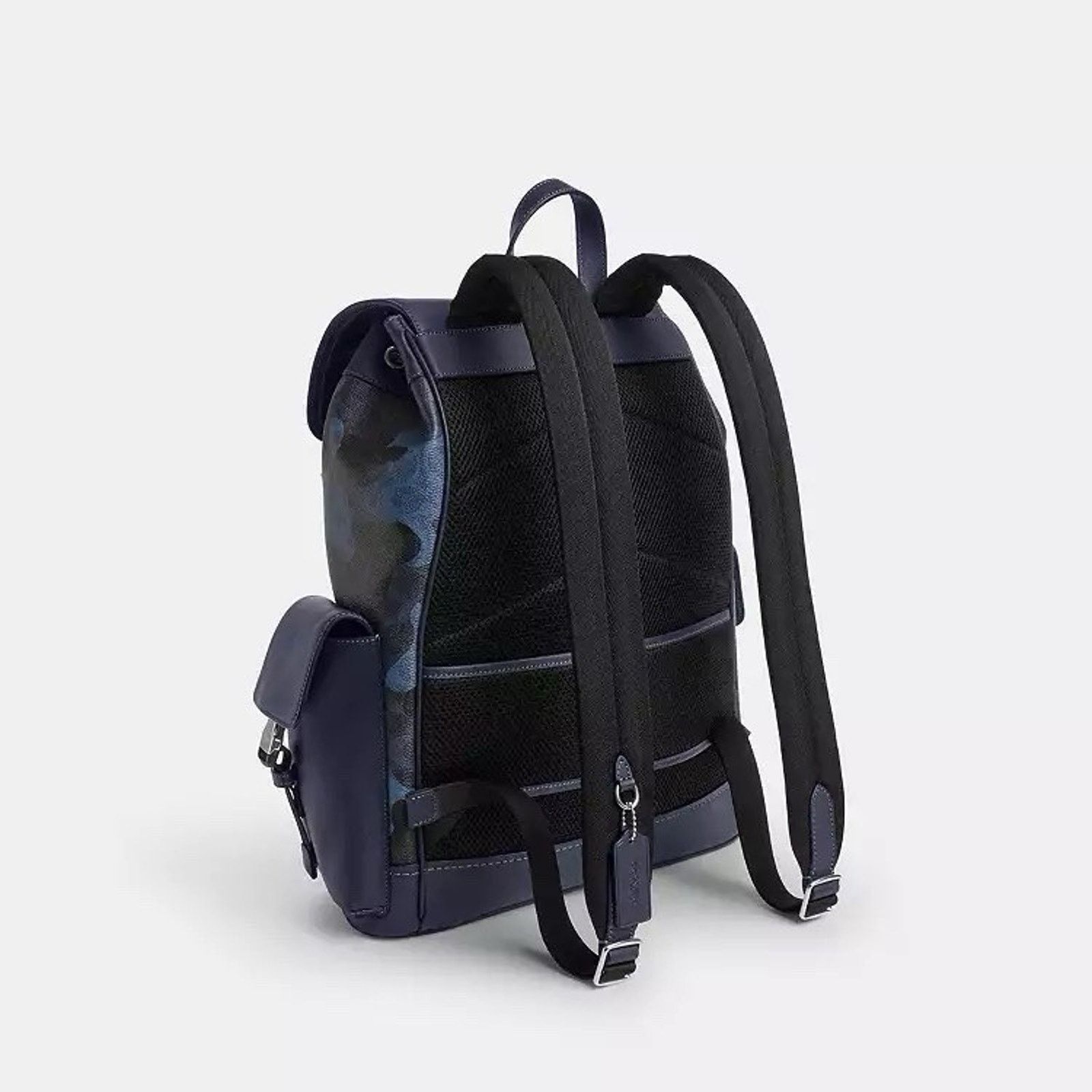 Coach NWT COACH MEN'S Clark Backpack Camo Silver/Blue Multi cdc20 Size ONE SIZE - 11 Thumbnail