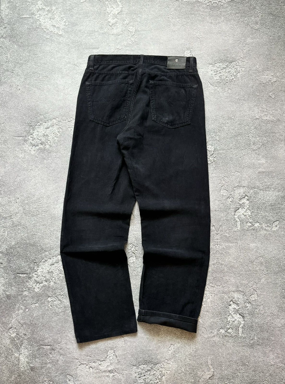 Versace × Versace Jeans Couture × Vintage Versace Jean couture 35/49 corduroy pant trouser chino 90s Size US 35 - 2 Thumbnail