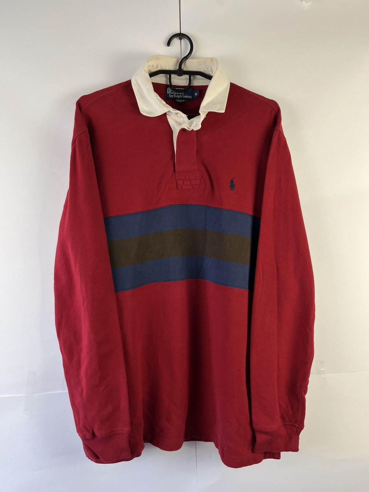 Polo Ralph Lauren Polo Ralph Lauren Vintage Y2K Long Sleeve Rugby Polo Shirt Size US M / EU 48-50 / 2 - 1 Thumbnail