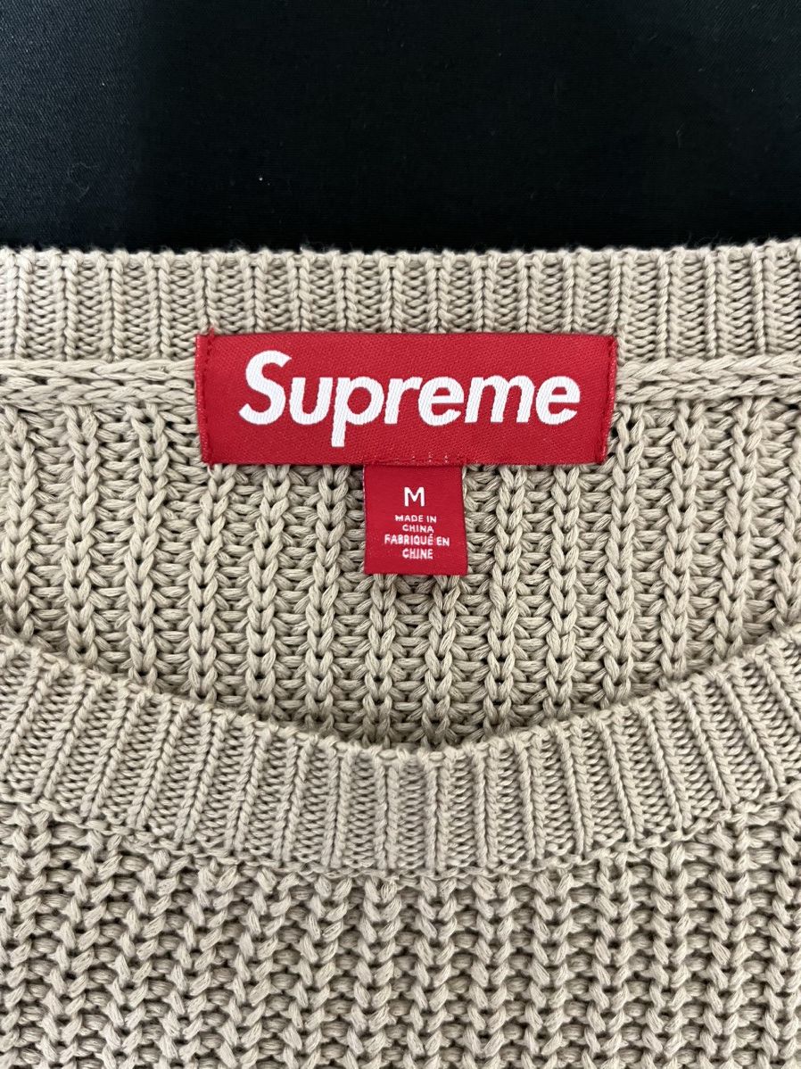 Supreme Supreme Small Box Ribbed Sweater FW23 Size US M / EU 48-50 / 2 - 3 Thumbnail