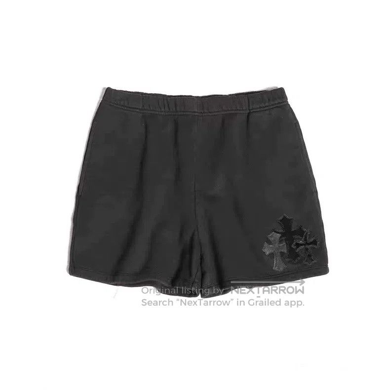 Chrome Hearts CHROME HEARTS Size S Cross leather shorts Size US 30 / EU 46 - 1 Thumbnail