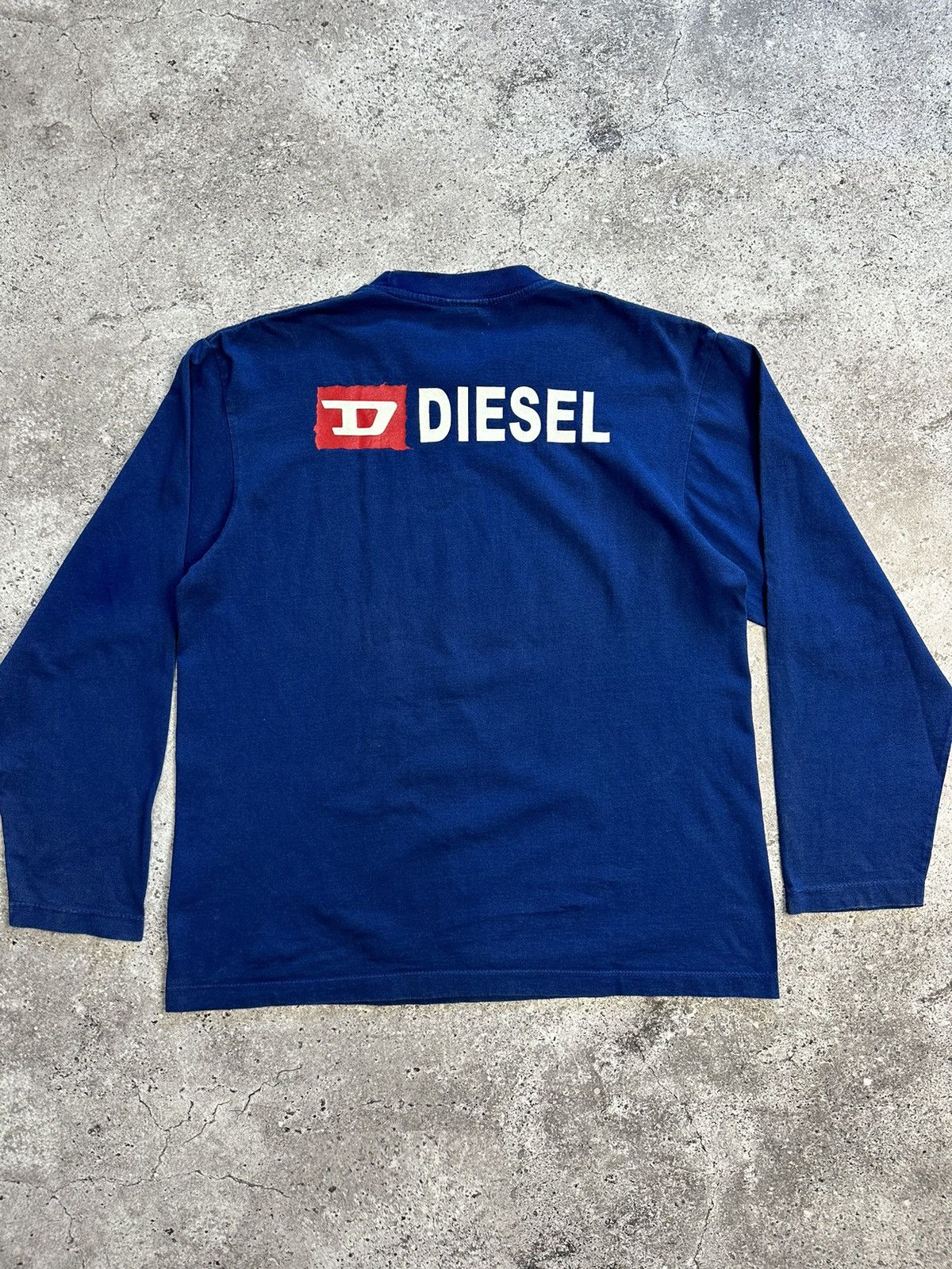 Diesel × Vintage Vintage Diesel Big Logo Dragon Long Sleeve Y2K Archival Size US L / EU 52-54 / 3 - 7 Thumbnail