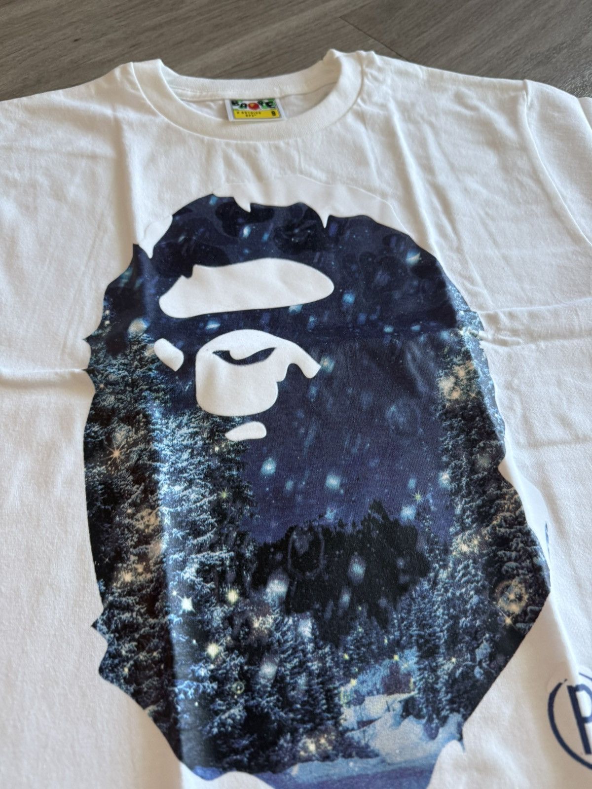 Bape Bape Christmas Photo Ape Head Tee Size US S / EU 44-46 / 1 - 4 Thumbnail