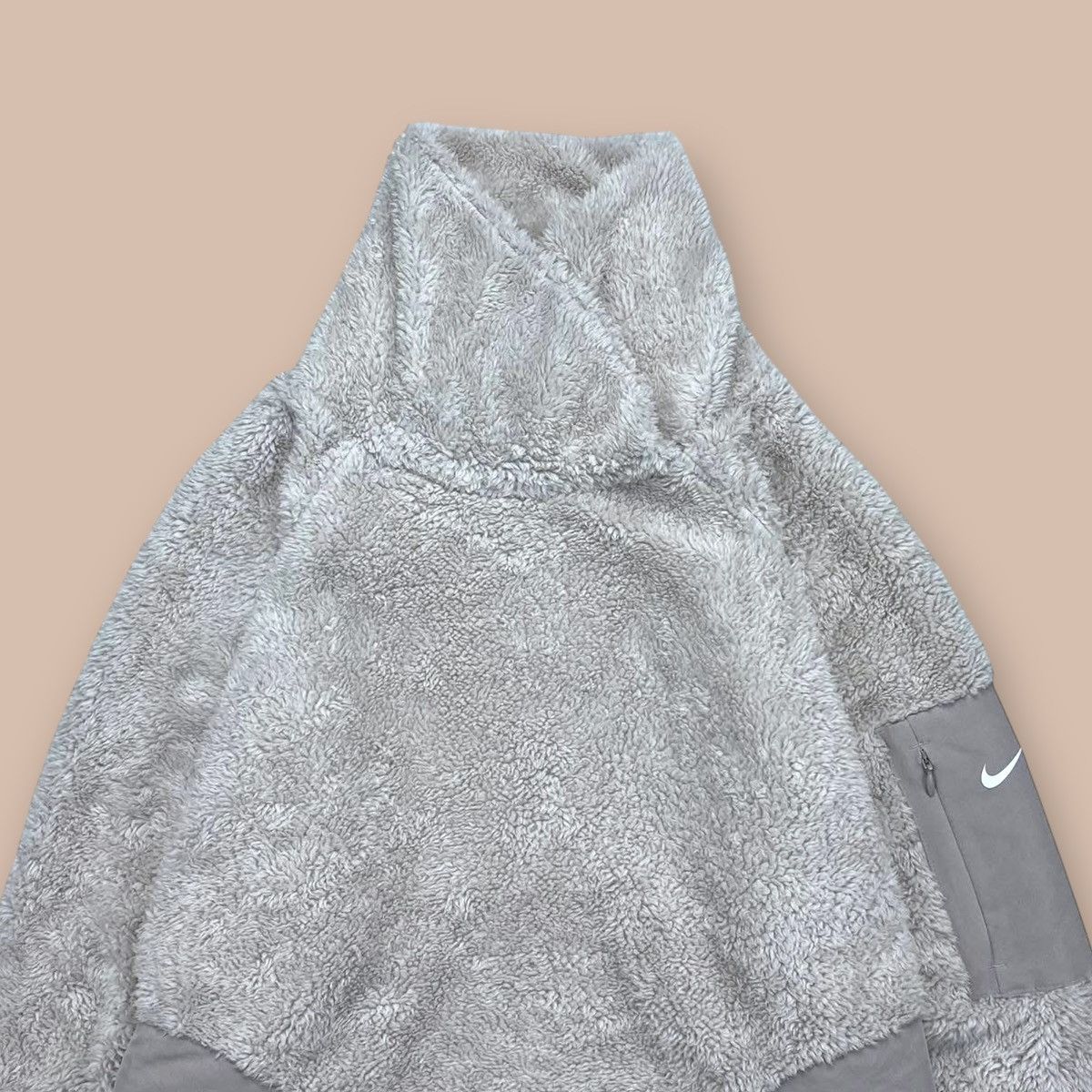 Nike Nike Sherpa Fleece Jacket Size US XL / EU 56 / 4 - 4 Thumbnail