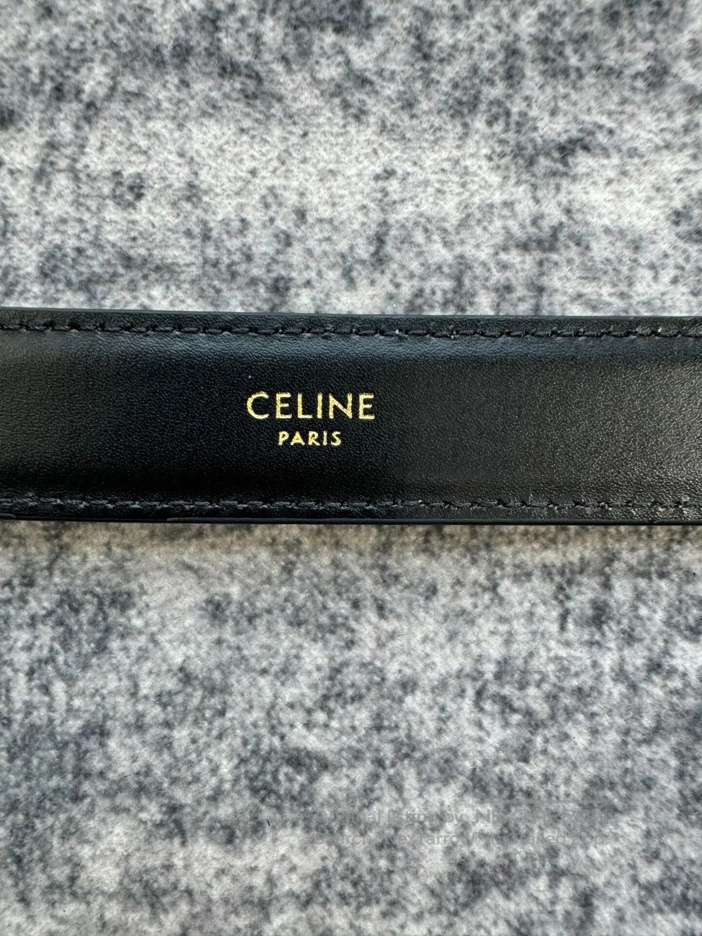 Celine celine triumph belt with gold buckle. Size ONE SIZE - 5 Thumbnail