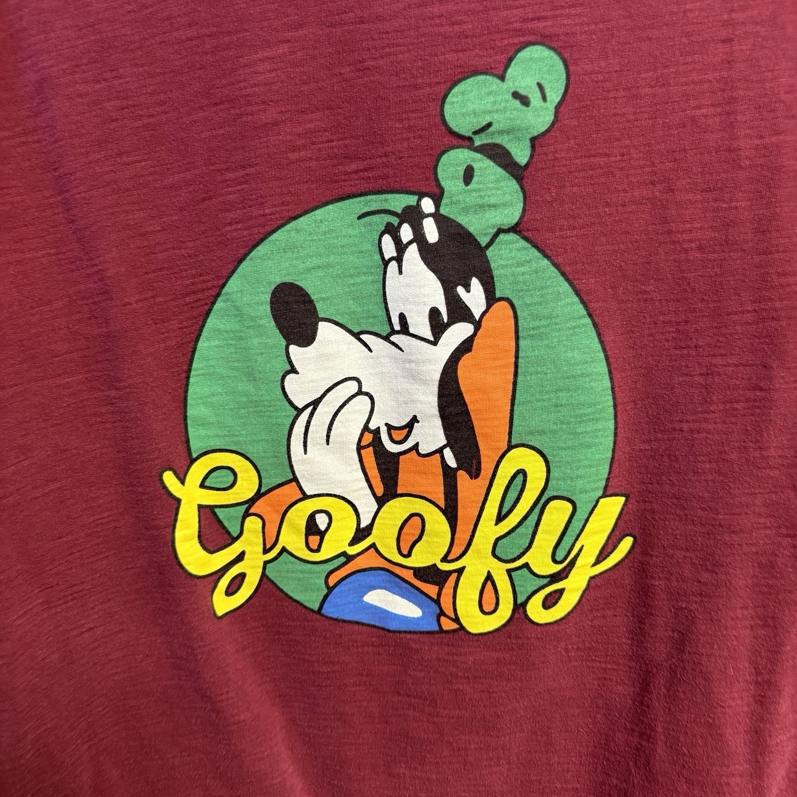 Vintage Vintage Goofy T Shirt Adult XL 24x24 Marron Red Disney Schoo Size US XL / EU 56 / 4 - 5 Thumbnail