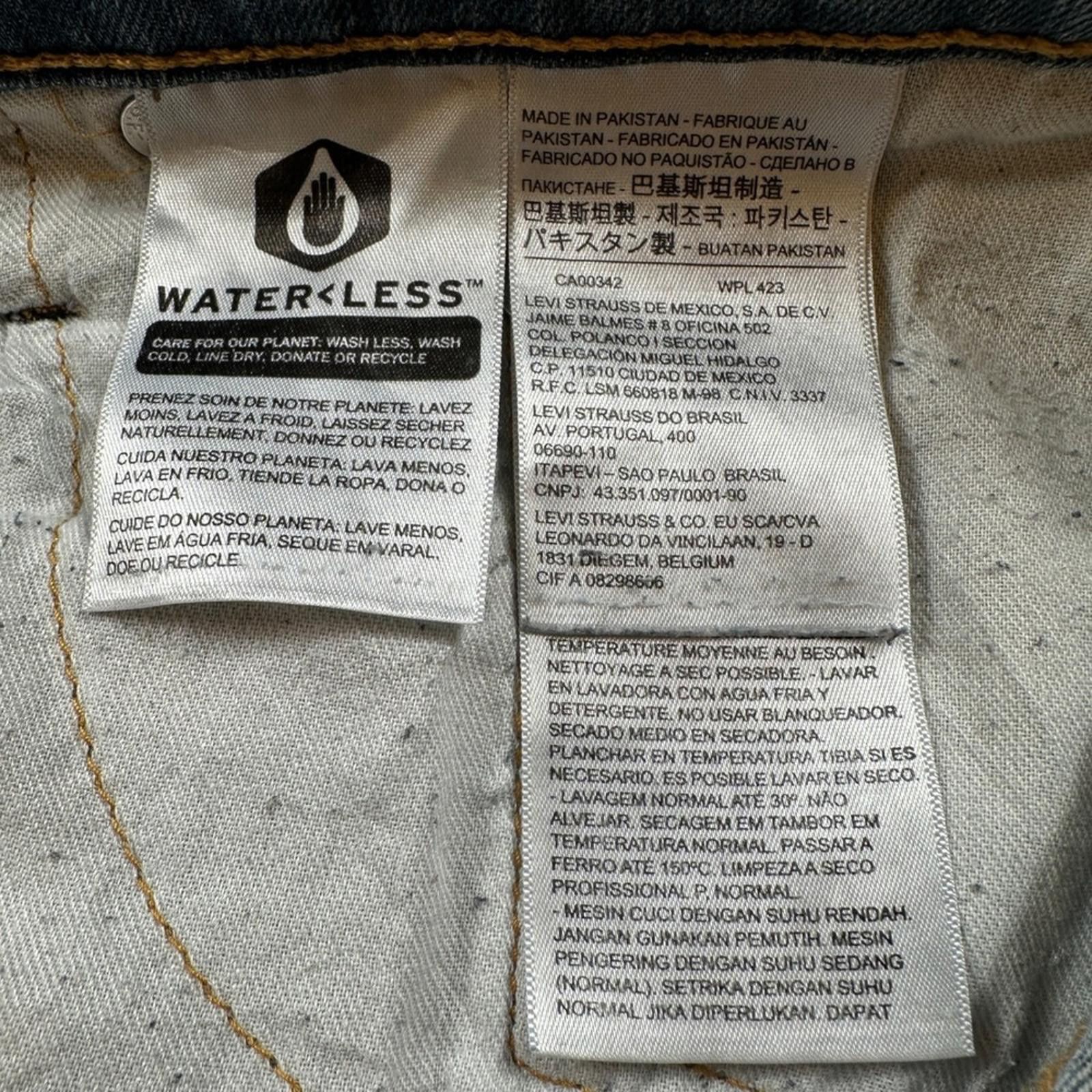 Levi's Levis 541 Athletic Fit Jeans Mens 48x32 Blue Stretch Medium Size US 44 / EU 60 - 7 Thumbnail