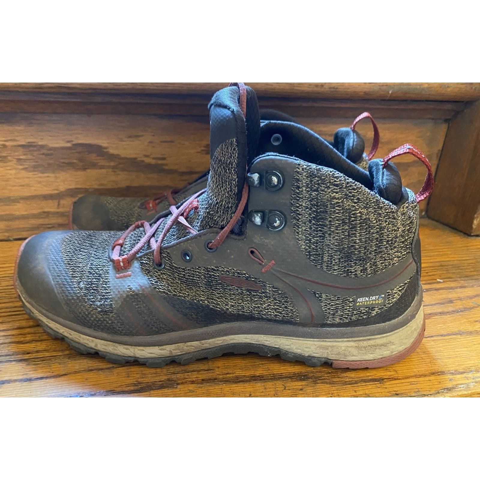 KEEN Keen Waterproof Mid Hiking Boots Woman’s Shoe 9 Leather Size US 9 / IT 39 - 4 Thumbnail
