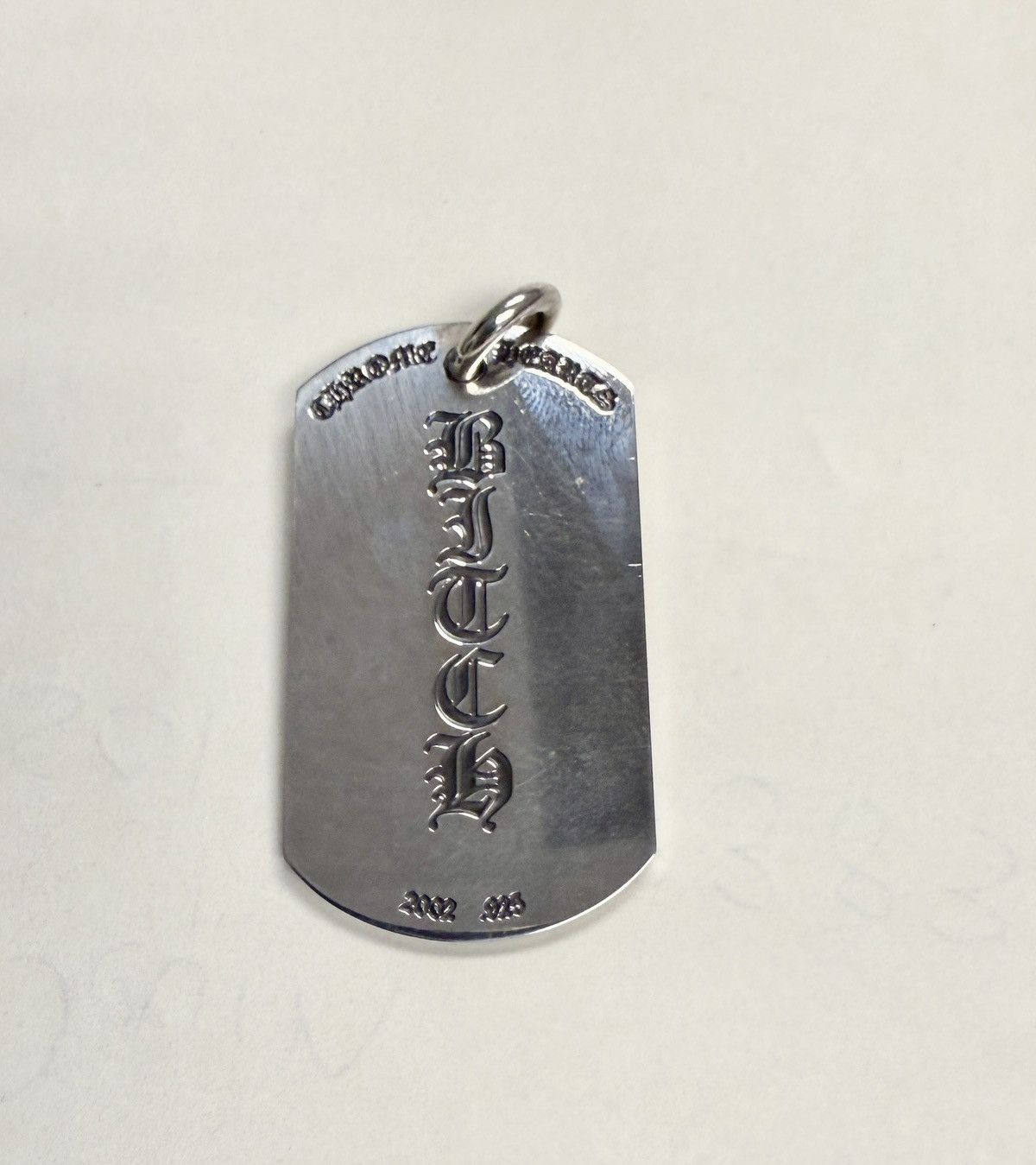 Chrome Hearts × The Rolling Stones Chrome Hearts x Rolling Stones “Bitch” Dog Tag Size ONE SIZE - 1 Thumbnail