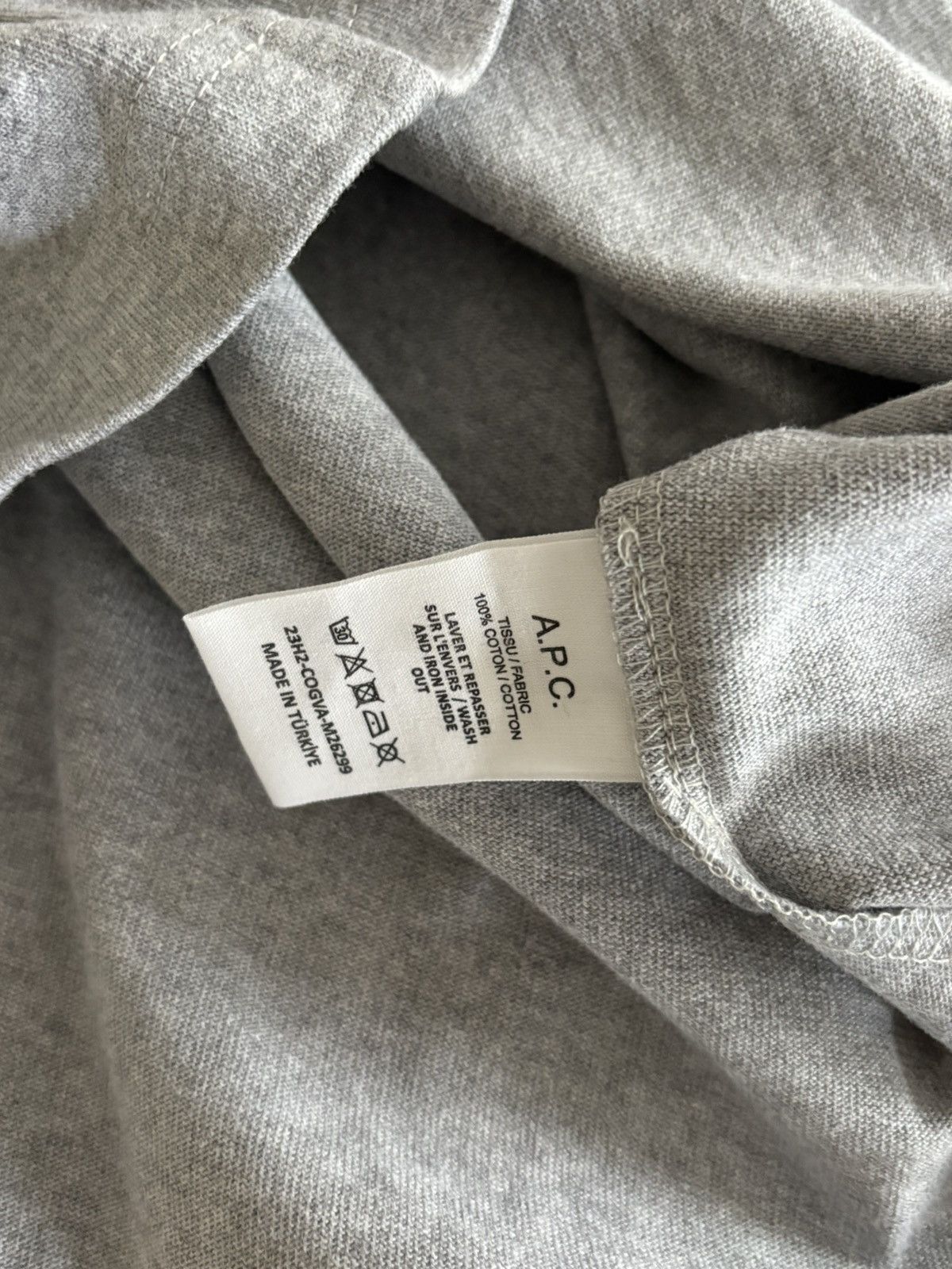 A.P.C. × JW Anderson Grey Logo T-Shirt Size US XS / EU 42 / 0 - 4 Thumbnail