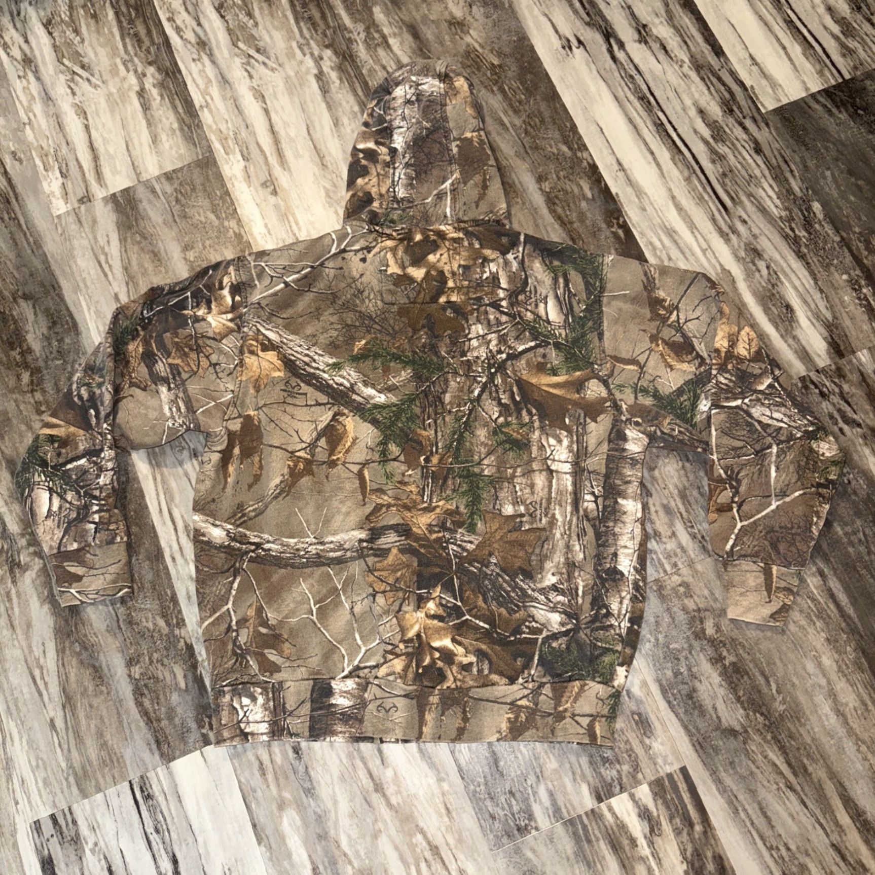 Realtree Realtree Hoodie Camouflage Logo Pullover Medium Men’s Kangaroo Pocket Hooded Camouflage Pattern Outdoor Hunting Size US M / EU 48-50 / 2 - 4 Thumbnail