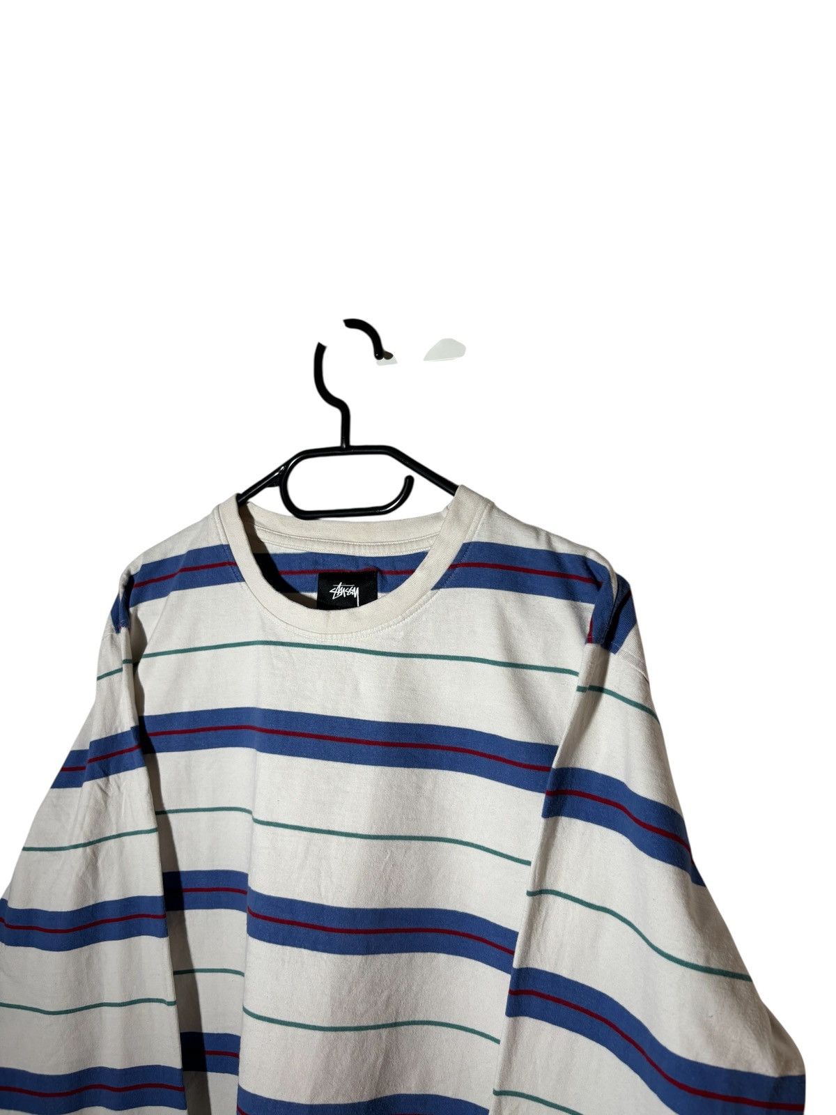 Stussy VTG Stussy Long Sleeve TShirt Striped Baggy Fit Skateboards Size US M / EU 48-50 / 2 - 2 Thumbnail