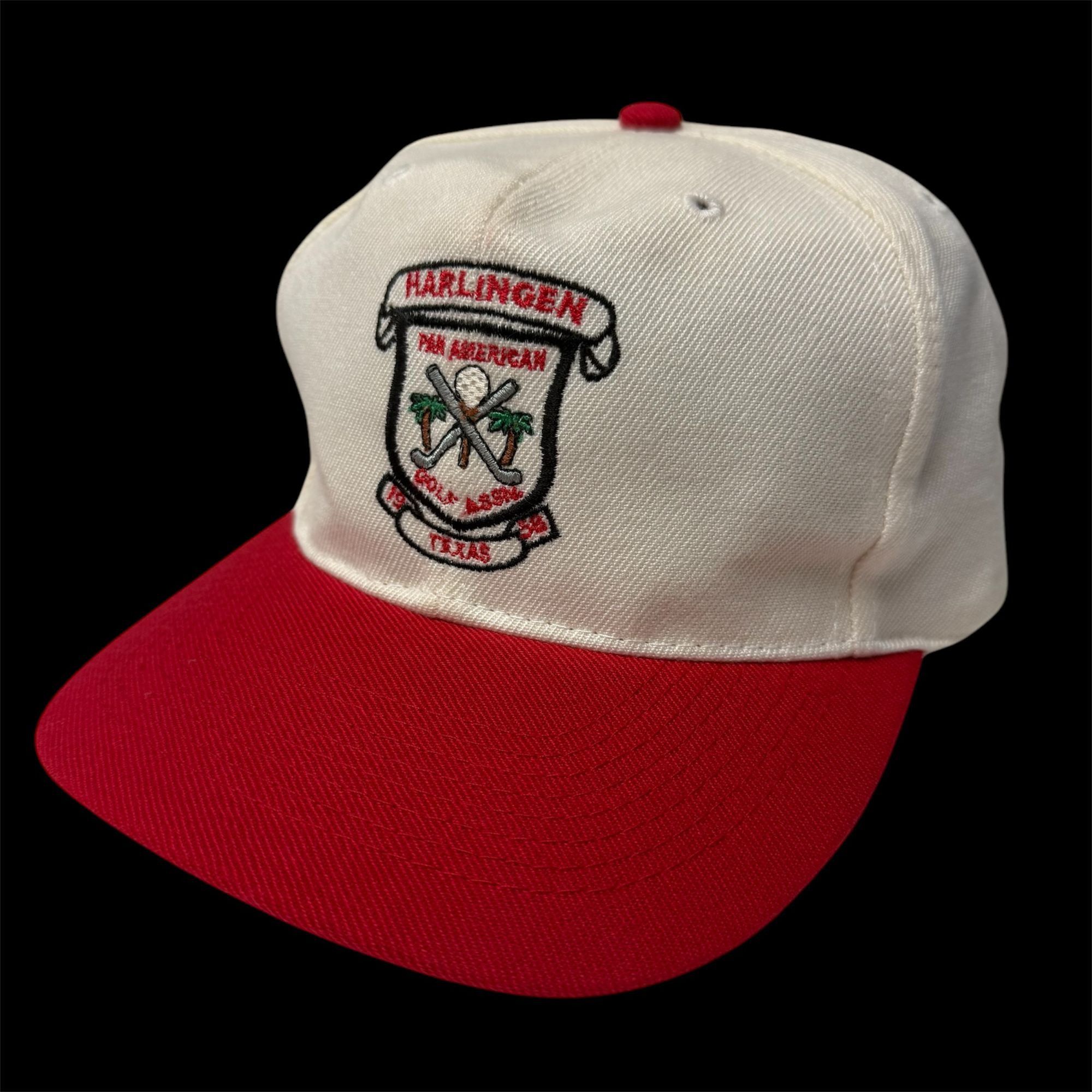 Otto Vtg Otto Cap HARLINGEN Pan American Golf Assn CLUB Texas Cap Size ONE SIZE - 1 Thumbnail