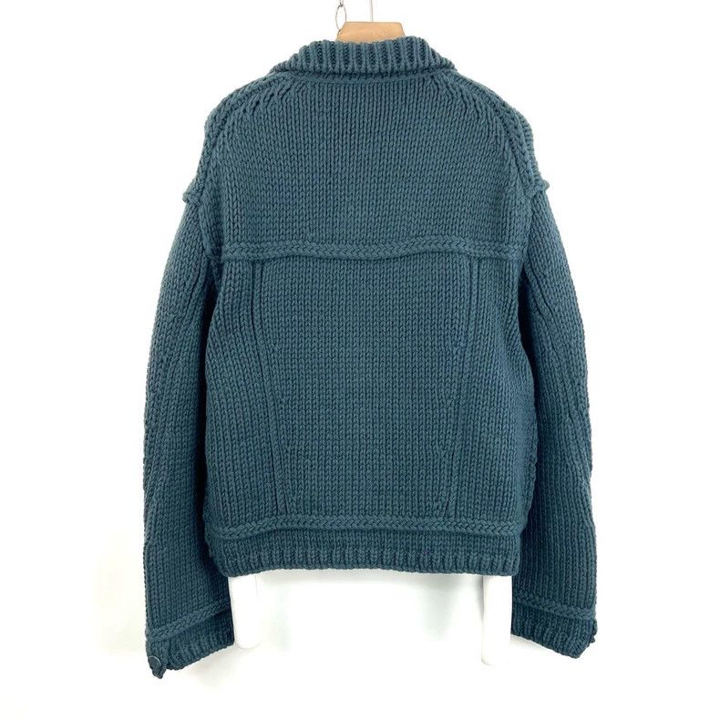 Louis Vuitton Louis Vuitton Blue knit button-down sweater jacket Size US M / EU 48-50 / 2 - 3 Thumbnail