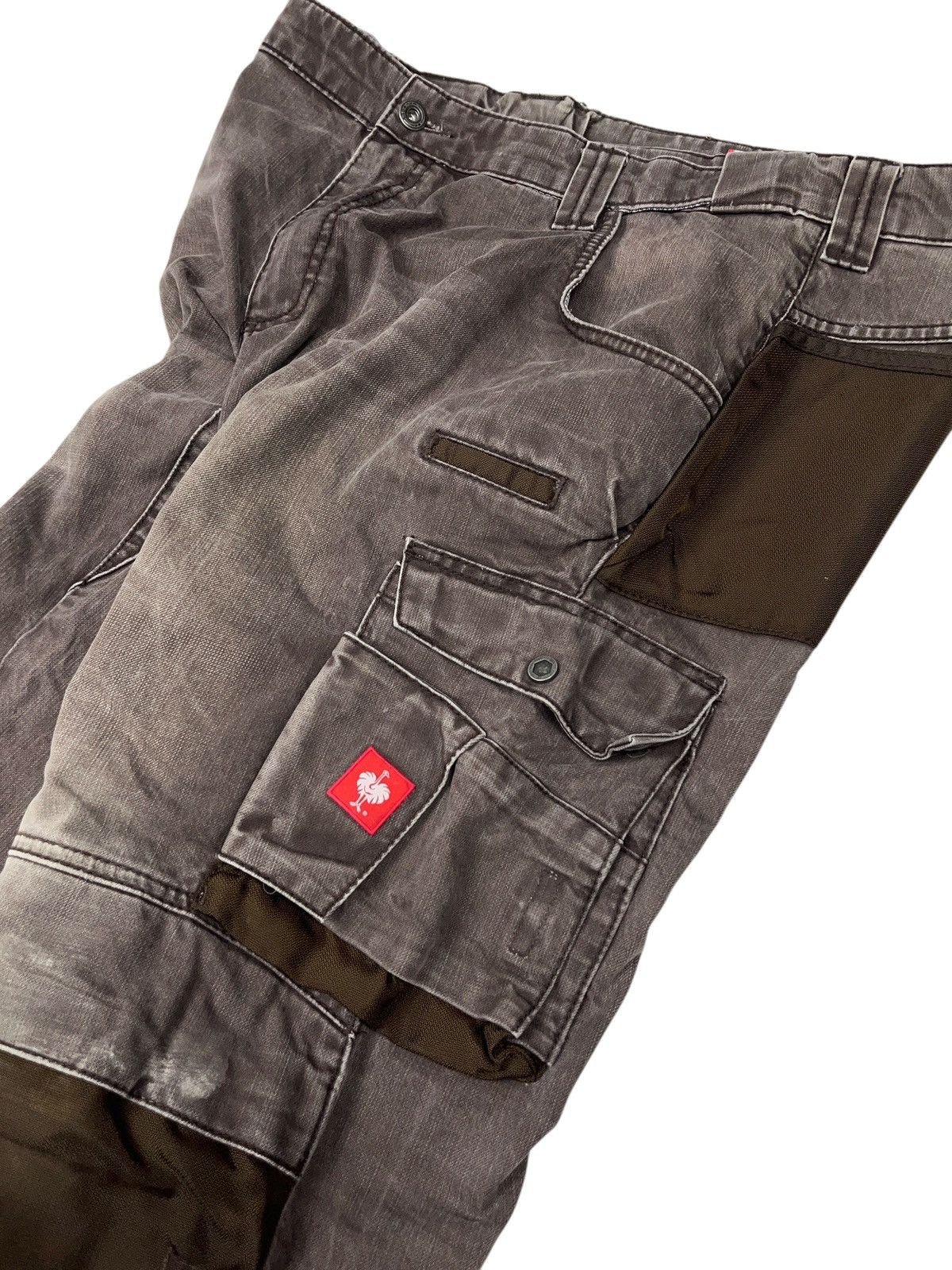 Stewart & Strauss × Vintage Vintage Engelbert Strauss Brown Washed Jeans Multi Pocket Size US 38 / EU 54 - 12 Thumbnail
