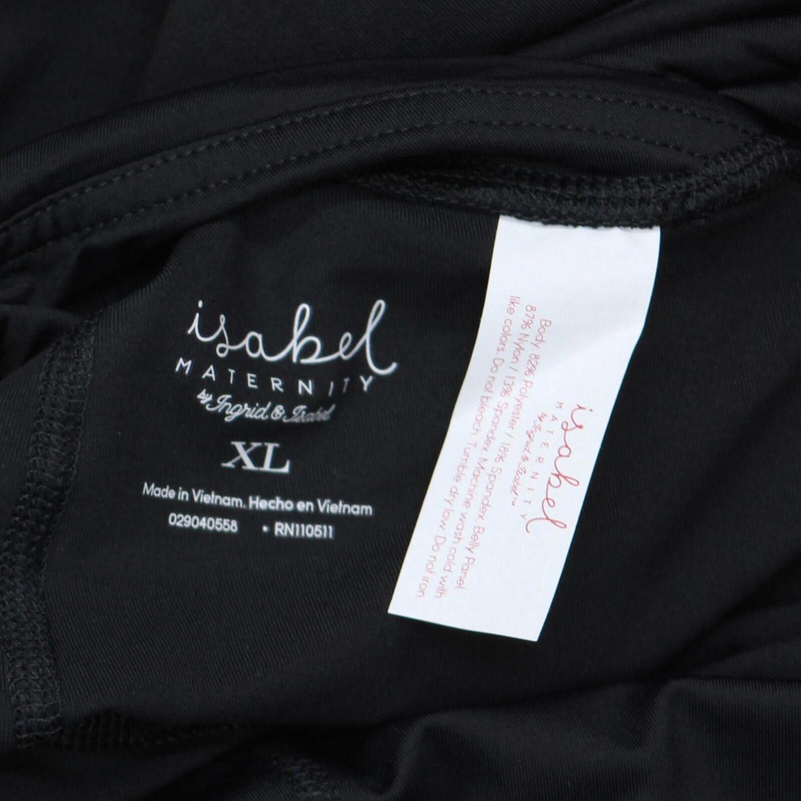 Designer NWT Isabel Maternity By Ingrid & Isabel 78871762 XL Black Size 40" / US 18 - 4 Thumbnail