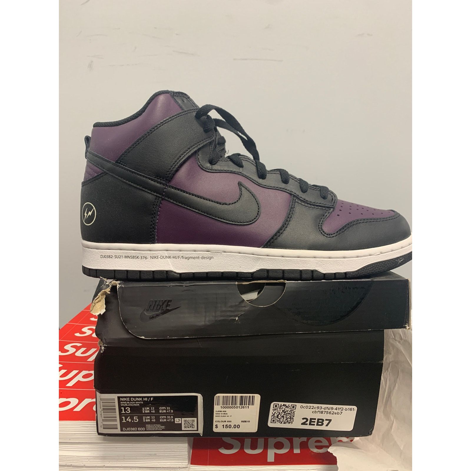 Nike Nike Dunk High Fragment Beijing Size 13 BRAND NEW SHIPS NOW Size US 13 / EU 46 - 1 Thumbnail
