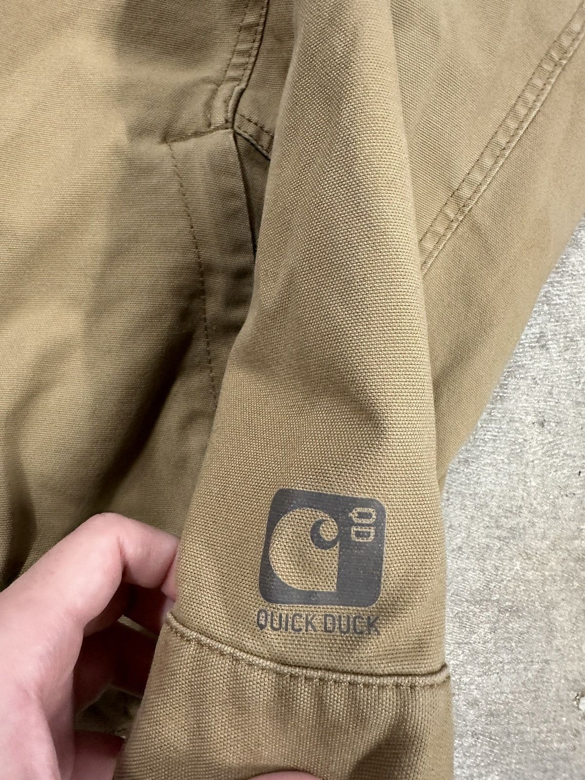 Carhartt Crazy Y2K Carhartt Quick Duck Zip Up Workwear Jacket Size US XL / EU 56 / 4 - 9 Thumbnail