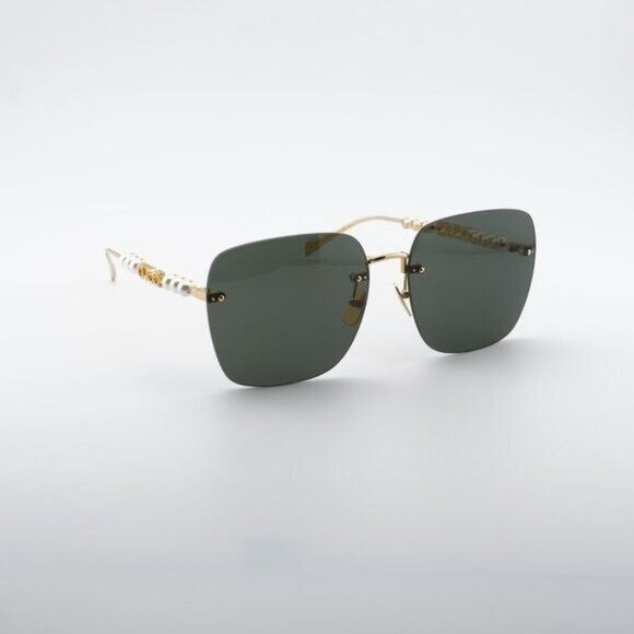 Gucci Gucci GG1923SA 001 Sunglasses Gold with Pearl Square Frame Size ONE SIZE - 4 Thumbnail