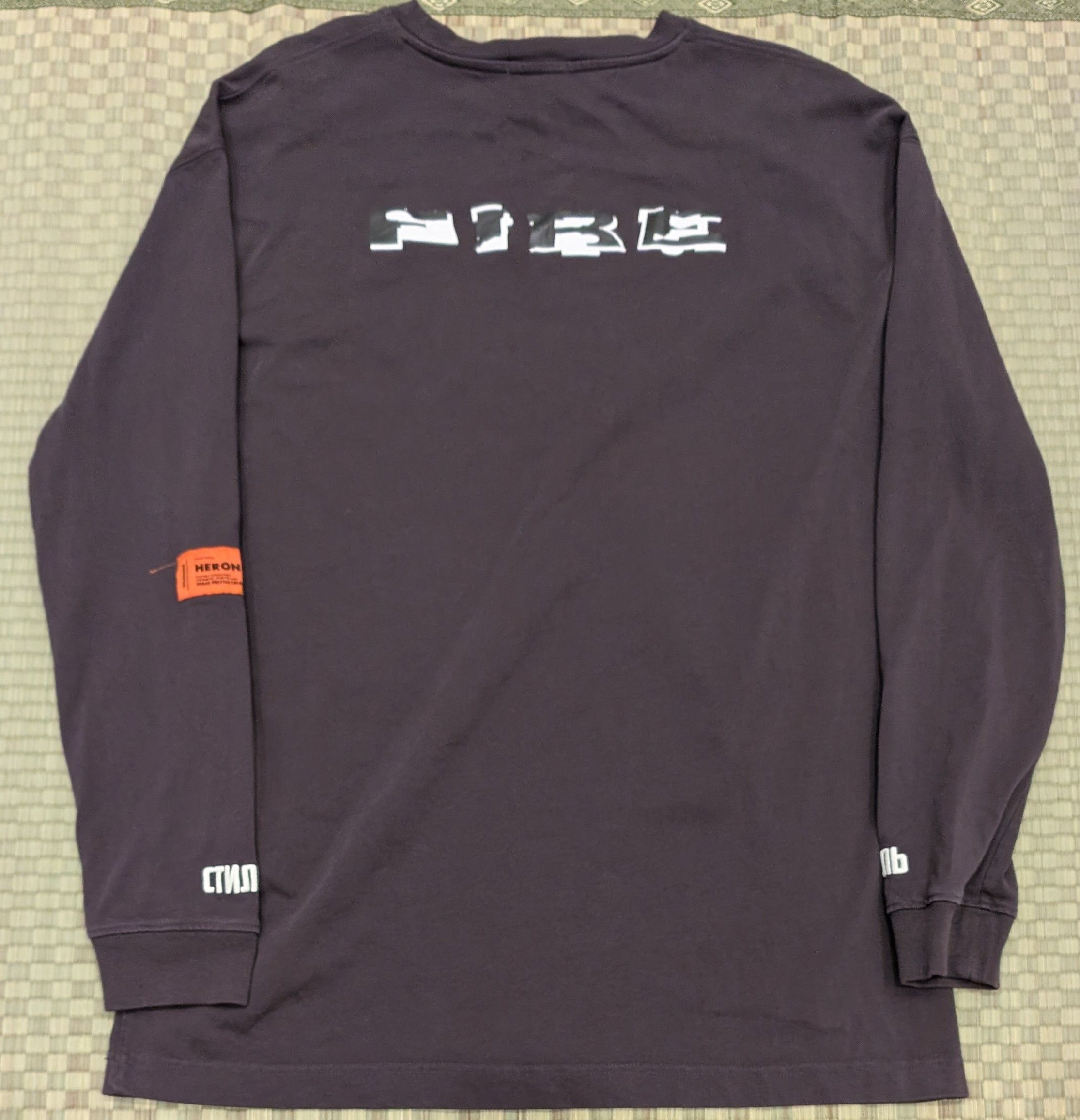 Heron Preston Heron Preston Fire Long Sleeve T-shirt Made in Portugal Size US S / EU 44-46 / 1 - 2 Thumbnail