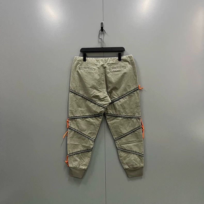 Greg Lauren greg lauren Military green contrast stitching pants 2506-Ne Size US 34 / EU 50 - 2 Thumbnail
