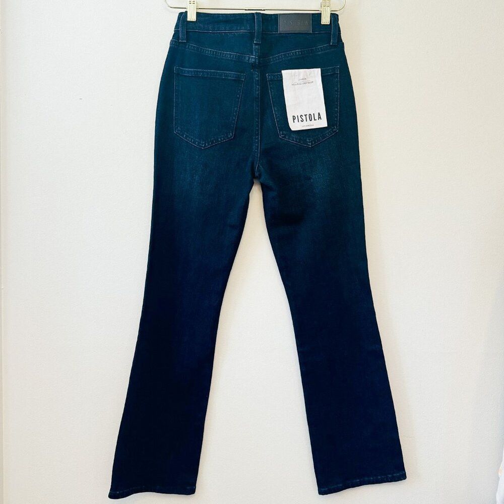 Pistola NWT Pistola Lennon High-Rise Cropped Bootcut Jeans Size 24 Size 24" / US 00 / IT 34 - 5 Thumbnail