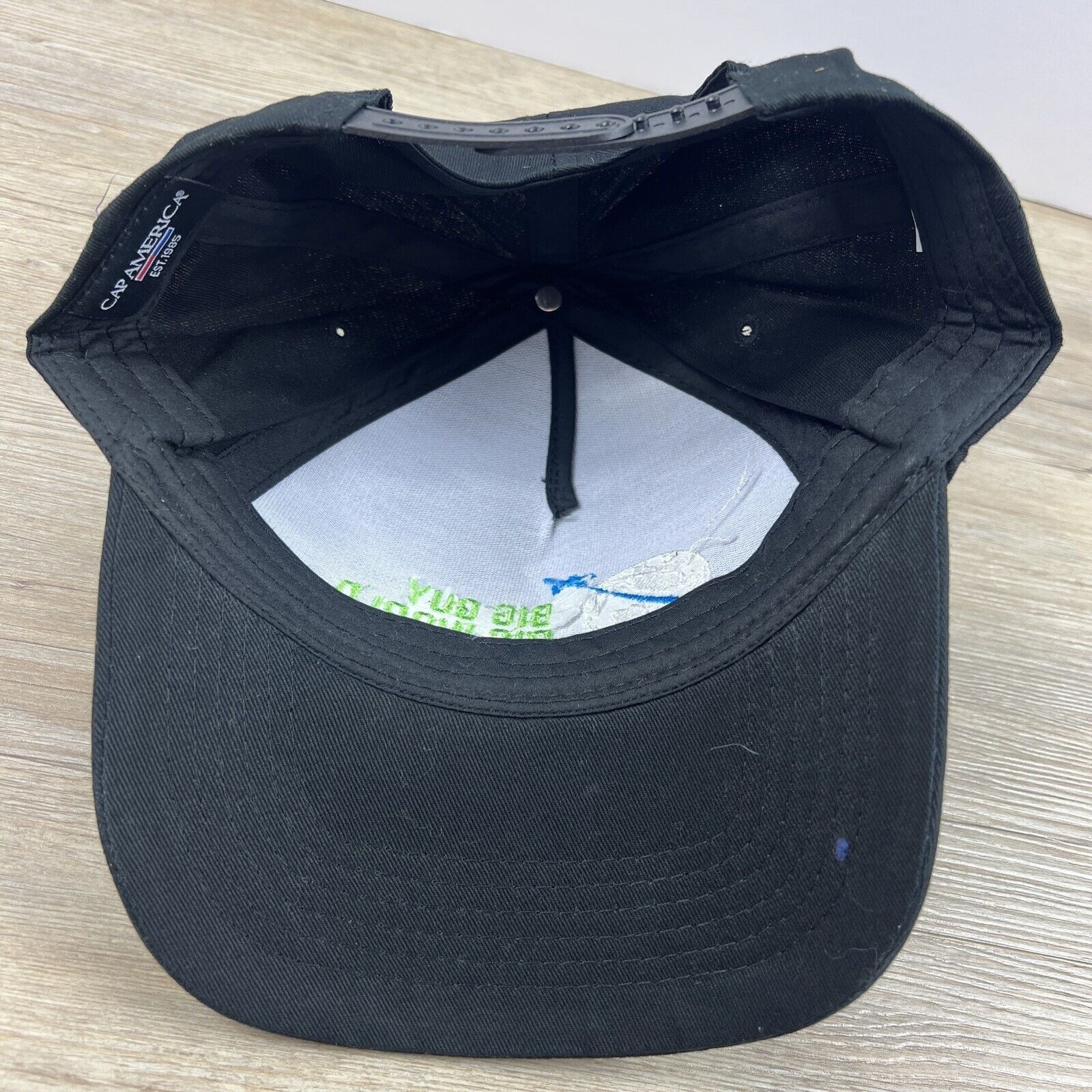 Other Big Guy Big World Hat Snapback Hat Black Adjustable Hat Adul Size ONE SIZE - 13 Thumbnail
