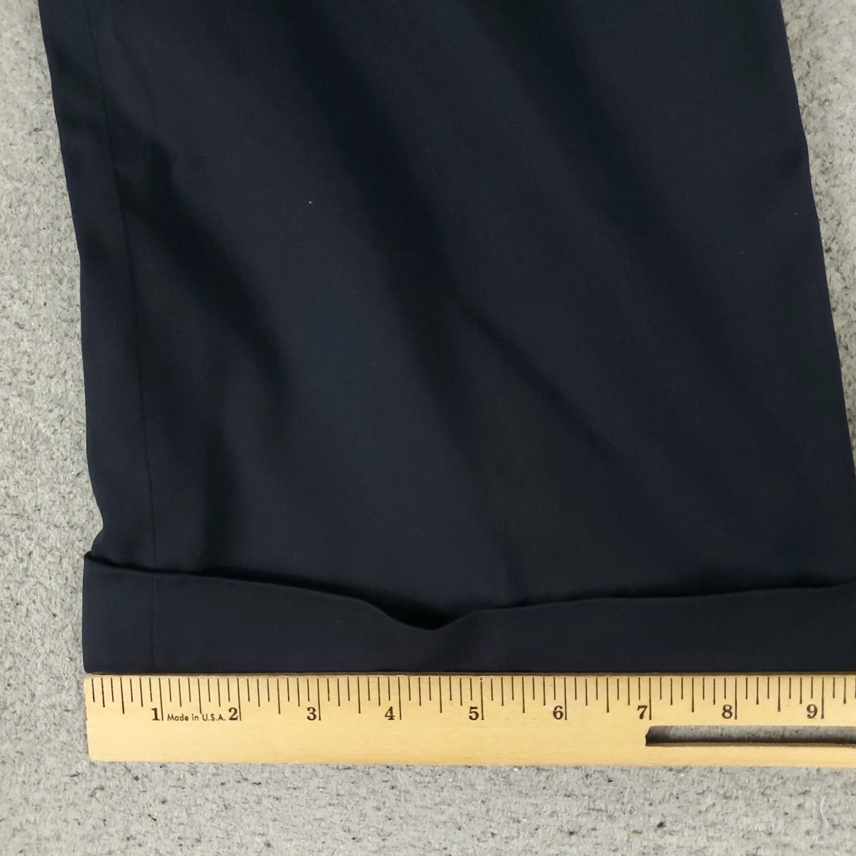 Brioni Brioni Mens Pants 36x28 Navy Blue Pleated Cuffed Dress Slacks Trousers Chino Size US 36 / EU 52 - 7 Thumbnail