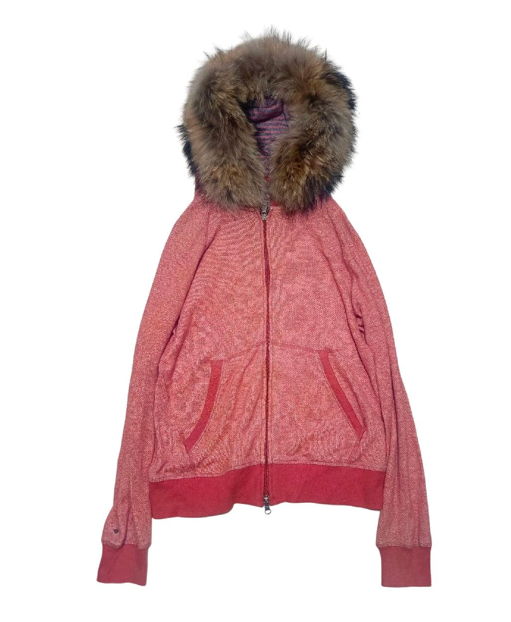 Hysteric Glamour × If Six Was Nine × Le Grande Bleu (L.G.B.) Y2K Authentic Jeanswear fur hoodie LGB style Size US M / EU 48-50 / 2 - 1 Thumbnail